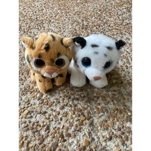 NWOT TY leopard and tiger